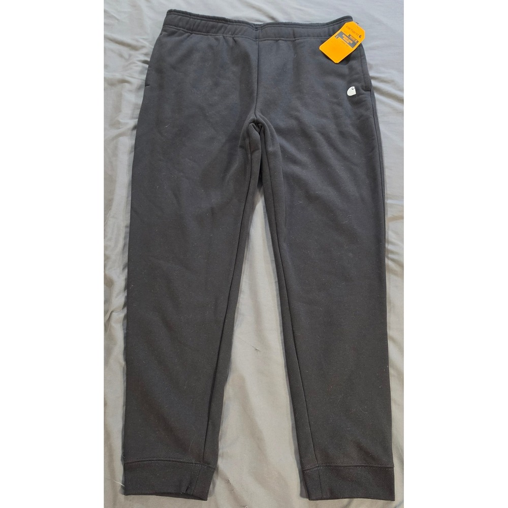 Carhartt Midweight Tapered Sweatpants Black Loose Fit BN5307-M Mens L NWT